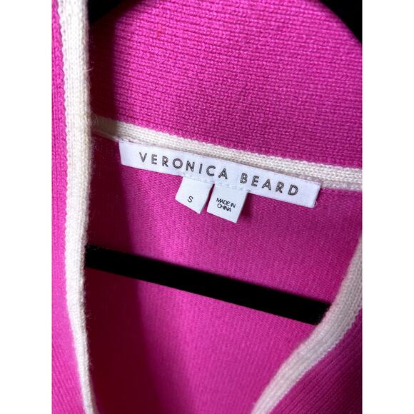 Veronica Beard Two-Tone Cashmere Cardigan size S small - Picture 3 of 5